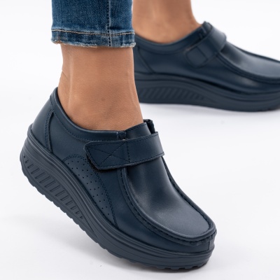 Pantofi Talpa Ortopedica Piele Naturala AN333 Navi