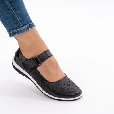 Sandale Piele Naturala Negre AN2859