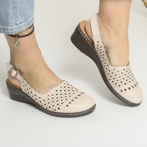 Sandale Piele Naturala Roz JY35825