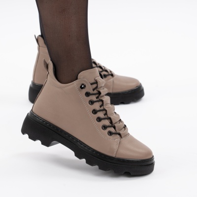 Ghete Piele Naturala Bej 011 619-3113