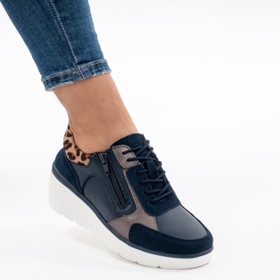 Pantofi Talpa Ortopedica Piele Naturala 9189 Navi
