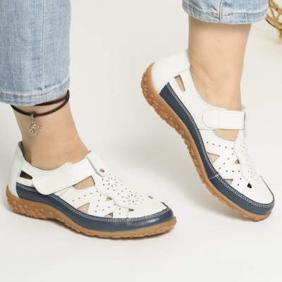 Pantofi Tip Sandale Piele Naturala Navi AN2857
