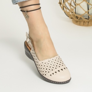 Sandale Piele Naturala Roz JY35825