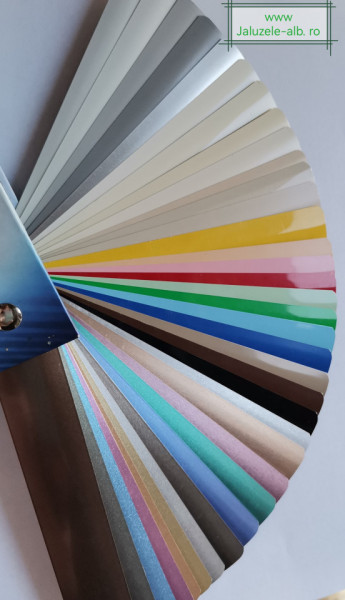 jaluzele orizontale aluminiu confectionata L 120 X 40 CM mult culori-Profilul 25 MM