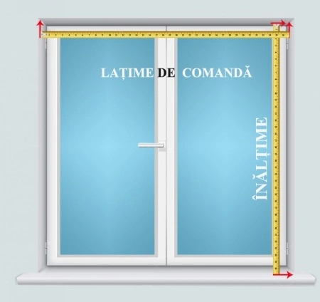 jaluzele orizontale pvc/alb L 35 cm x H 190 cm - Img 5