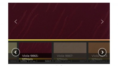 Lamele pentru jaluzele verticale 127mm viola 9860- cu umeras - Img 7