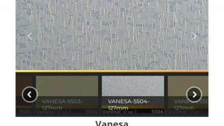 Lamele pentru jaluzele verticale 127mm vanesa 5508- cu umeras - Img 2