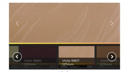 Lamele pentru jaluzele verticale 127mm viola 9860- cu umeras - Img 8