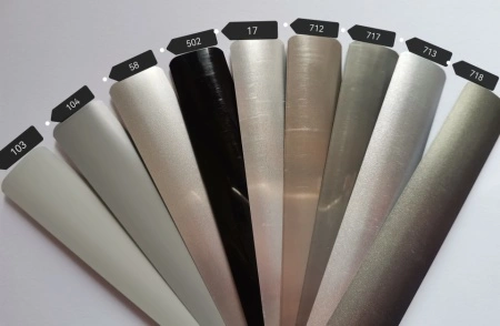 jaluzele orizontale aluminiu confectionata mov albastru - Img 2