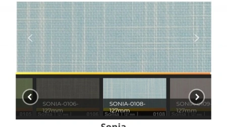 Lamele pentru jaluzele verticale 127mm sonia 0105-cu umeras - Img 6