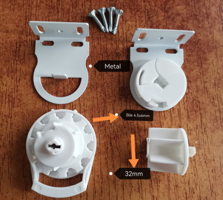 Sistem de prindere - Kit Rulou Textil pentru tub 32mm
