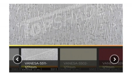 Lamele pentru jaluzele verticale 127mm vanesa 5501- cu umeras - Img 4