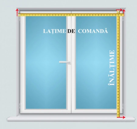 jaluzele orizontale aluminiu alb L confectionata 60cm x H 120 cm-sun - Img 2