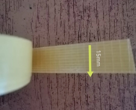 Banda dublu adeziva pentru ax + stofa 14mm - Img 3