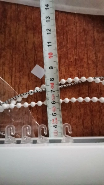 Garnisa pentru jaluzele verticale, L 110 cm, aluminiu, alb - Img 4