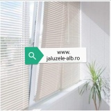 Jaluzea orizontala material PVC/maro L 80 cm x H 110 cm