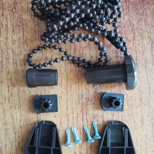 Sistem de prindere - Kit Rulou Textil pentru tub 17.5(int.17mm) cu bile 4.5mm maro-tip1
