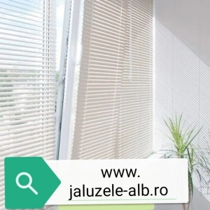 jaluzele orizontale pvc/alb 50 cm x 100 cm