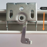 Set cu 2 suport de prindere pentru jaluzele orizontale aluminiu,pvc tip A-27mm