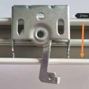Set cu 2 suport de prindere pentru jaluzele orizontale aluminiu,pvc tip A-27mm