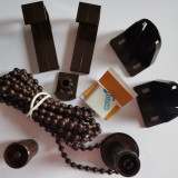 Sistem de prindere - Kit Clemfix Rulou Textil pentru tub 17.5 mm-Tip-1 maro