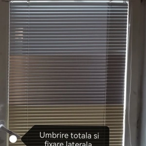 jaluzele orizontale aluminiu confectionata model 2- cu lantsor