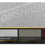 Lamele pentru jaluzele verticale 127mm vanesa 5501-alb- cu umeras - H 140 CM