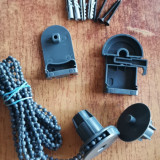 Sistem de prindere - Kit Rulou Textil pentru tub 25 -antracit - sunr 2m