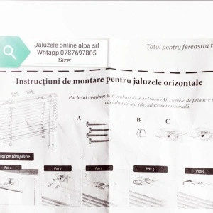 jaluzele orizontale aluminiu confectionata culori MARO cod-716 - Img 2
