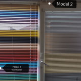 jaluzele orizontale aluminiu confectionata model 2- cu lantsor cod 713