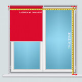 Rulou textil- La Comanda k10 MARO (Translucid)Rulou textil ,clemfix