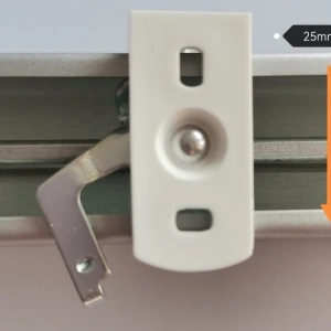 Set cu 2 suport de prindere pentru jaluzele orizontale aluminiu -25mm - Img 4