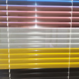 jaluzele orizontale aluminiu confectionata L 45 X100 CM 2 culori(ARGINTIU /ALB)(ARGINTIU/AURIU)