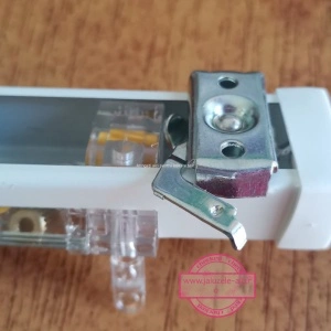 Set cu 2 suport de prindere pentru jaluzele orizontale aluminiu - Img 3