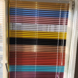 jaluzele orizontale aluminiu confectionata L 45 X100 CM 2 culori(ARGINTIU /ALB)(ARGINTIU/AURIU)