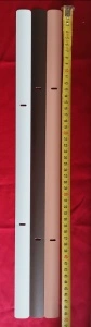 Lamela aluminiu 50cm-(jaluzele aluminiu) alb, maro, piersca, auriu...