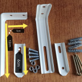 SET 2 CONSOLE MICI REGLABILE JALUZELE VERTICALE 55x 120-160MM