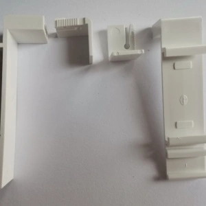 Set cu 2 suport de fixare reglabil cu clemfix pentru rolete zi/noapte , alb tip-2
