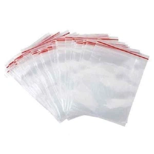SET 100 PUNGI 4-6CM TRANSPARENT CU FERMOAR ZIPLOCK
