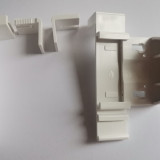 Set cu 2 suport de fixare reglabil cu clemfix pentru rolete zi/noapte , alb tip-2
