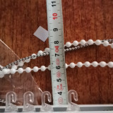 Garnisa pentru jaluzele verticale, L 130 cm, aluminiu, alb