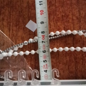 Garnisa pentru jaluzele verticale, L 130 cm, aluminiu, alb - Img 4