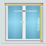 jaluzele orizontale aluminiu alb L confectionata 60cm x H 120 cm-sun - Img 2
