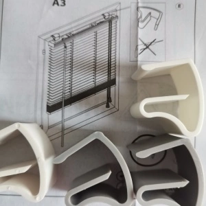 set cu 2 clemfix pvc alb, gri