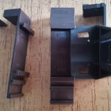 Set cu 2 suport de fixare reglabil cu clemfix pentru rolete zi/noapte tip-2 , maro