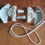 Sistem de prindere - Kit Rulou Textil pentru tub 13.50 cu lantsor bile 3.2mm alb,
