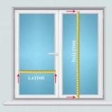 jaluzele orizontale aluminiu alb L confectionata 60cm x H 120 cm-sun - Img 3