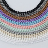 Lantisora 4.5*6 mm - gri antracit 1m