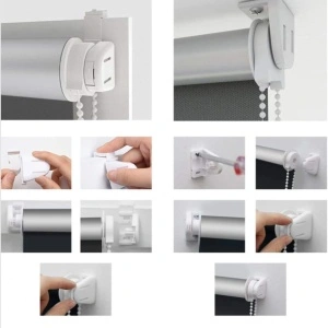 Sistem de prindere - Kit Clemfix Rulou zi si noapte pentru tub 17.5MM maro tip-1 - Img 2