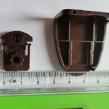 Sistem de prindere - Kit Rulou Textil pentru tub 17.5 cu bile 4.5mm maro-tip1